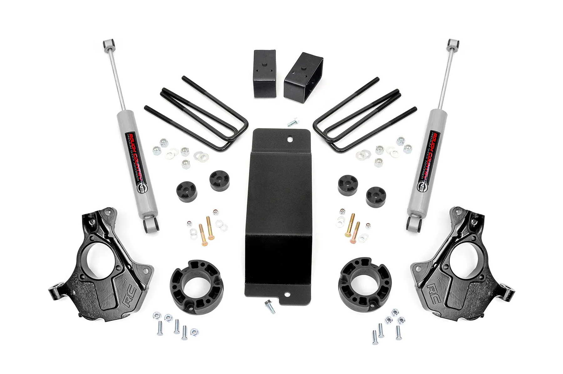 3.5 Inch Lift Kit - Alum/Stamp Steel LCA - Chevy/GMC 1500 (14-18)