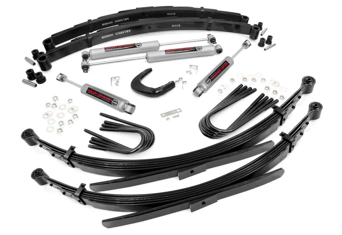 4 Inch Lift Kit - 52 Inch RR Springs - Chevy/GMC C20/K20 C25/K25 Truck (77-87)