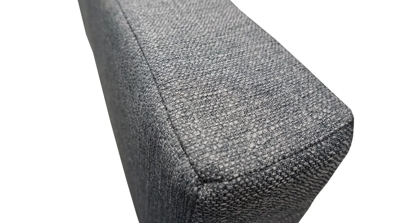 76" Fabric-Loose Back Rest Triangle Cushion-  Charcoal Cloth