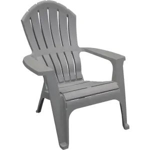 Adams RealComfort Gray Resin Adirondack Chair