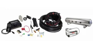 Air Lift Performance 3P Air Management (1/4" Air Line, 4 Gallon 7-Port Lightweight Polished Aluminum Tank, VIAIR 444C Compressor)