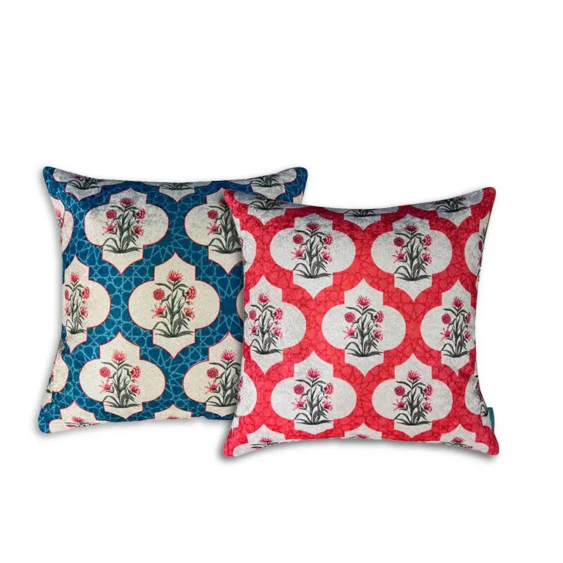 Angelica Velvet Cushion Covers | Set of 2 | 16 X 16 inches