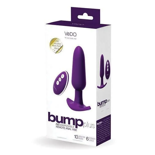 Bump Plus Rechargeable 10 Mode 6 Level Remote Anal Vibe