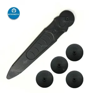 Carbon Fiber Roller Lever Crowbar Phone Split Frame Tool - Black