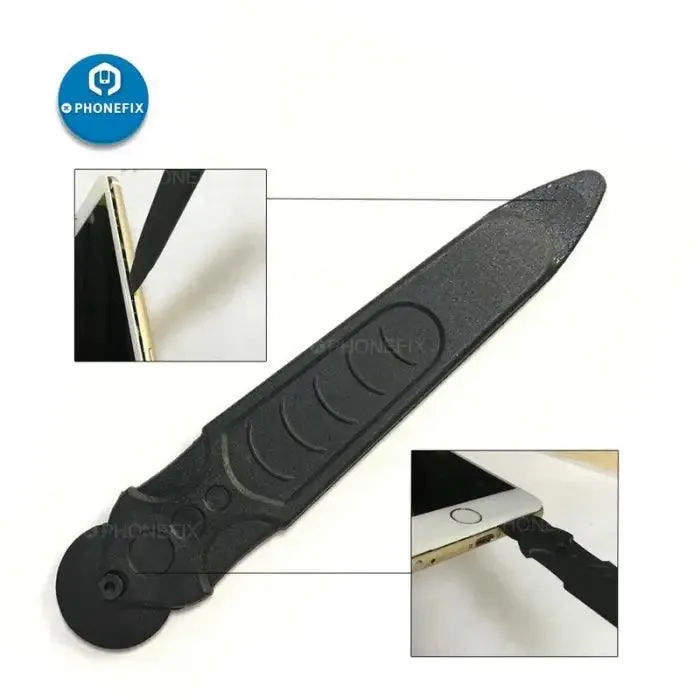 Carbon Fiber Roller Lever Crowbar Phone Split Frame Tool - Black