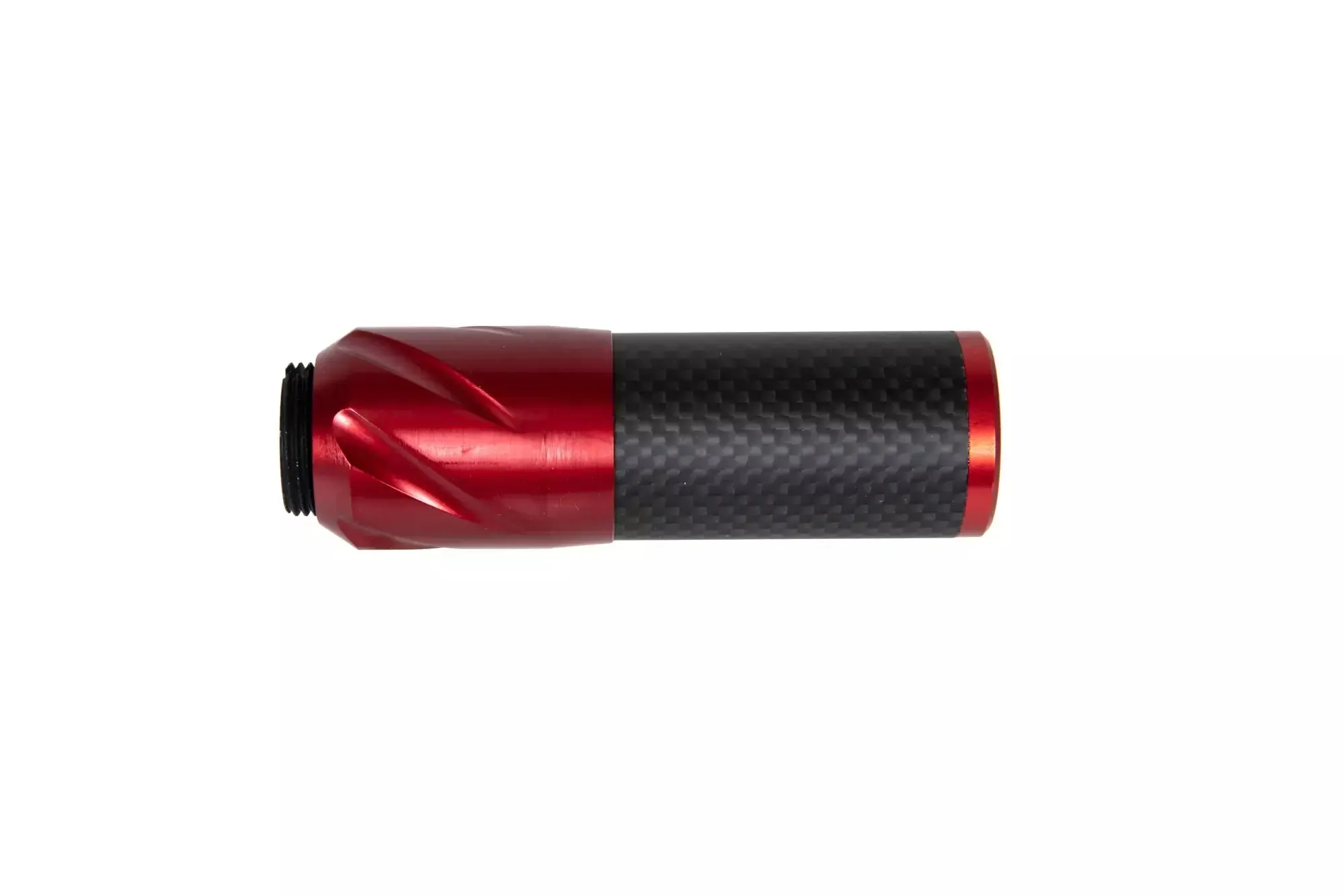 Carbon Silencer DSL2 36x100mm - Red