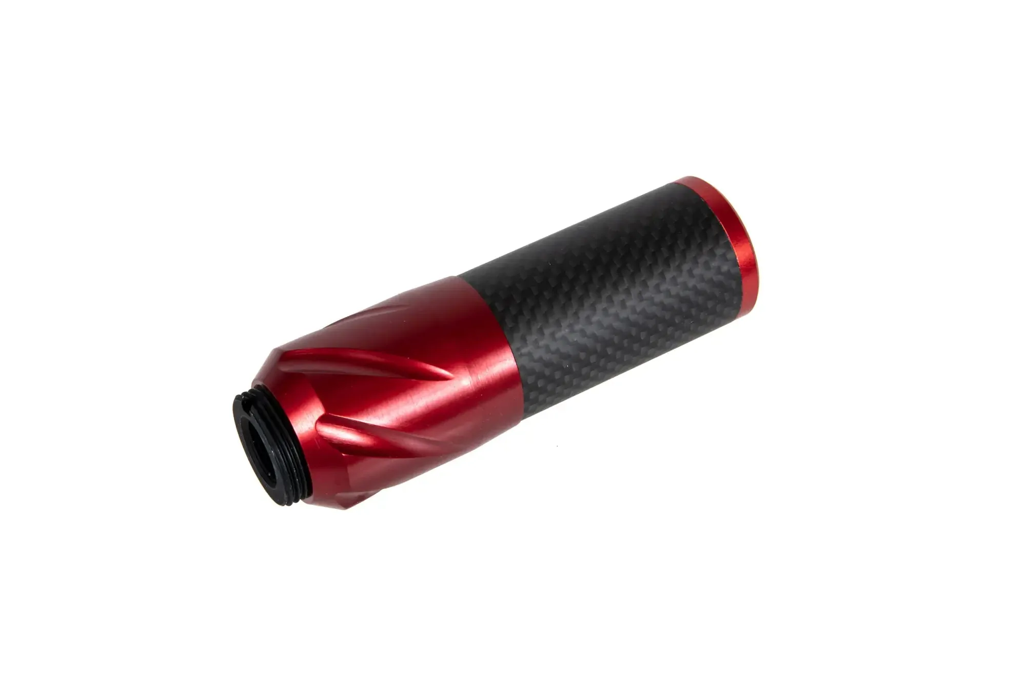 Carbon Silencer DSL2 36x100mm - Red