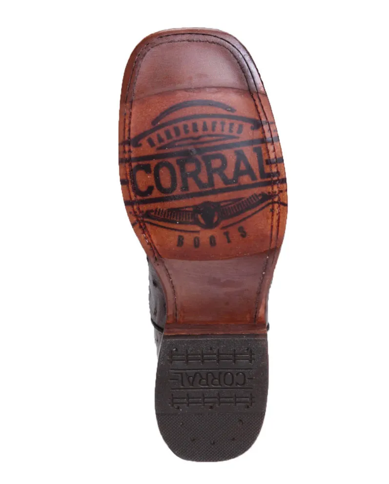 Corral Turquoise Full Quill Ostrich Boots