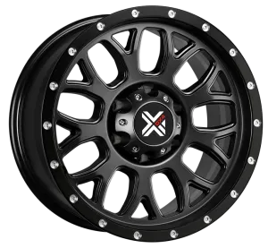DX4 16x8.5 GEAR 5x5 5x127 matte black wheels