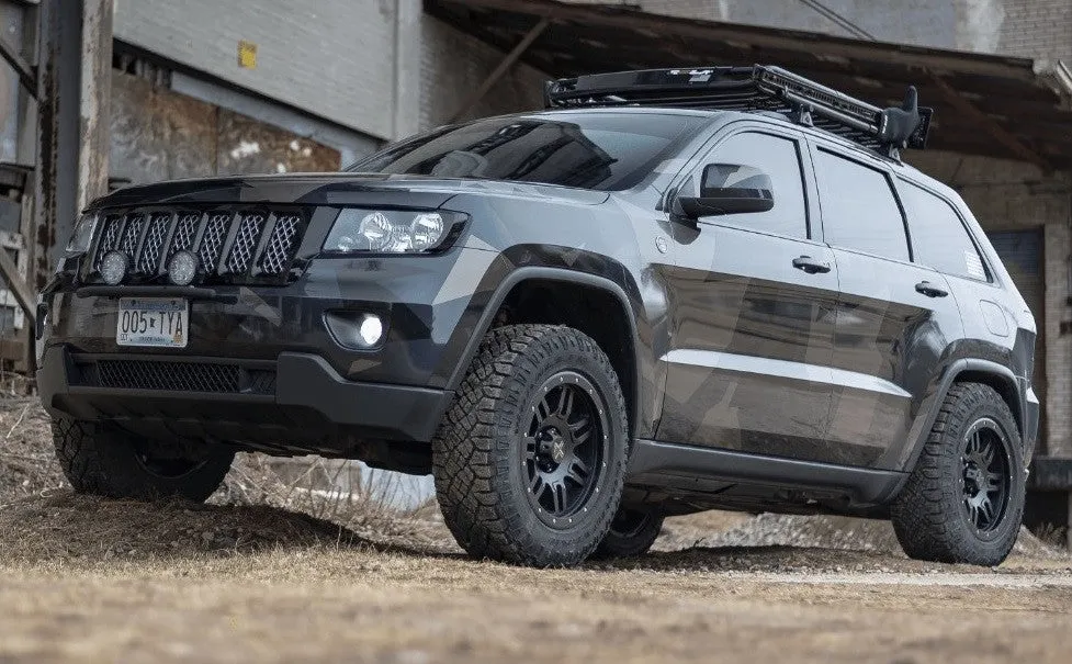 DX4 17x8.5 7S 5x5.5 5x139.7 matte black wheels