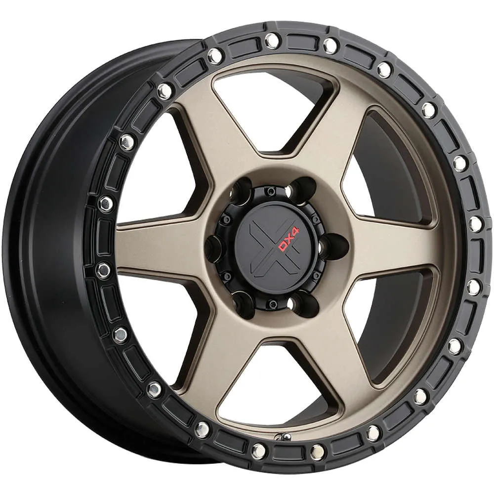 DX4 Recon 20X9 wheels 5x139.7 Matte Bronze/ Blk Ring ET10
