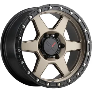 DX4 Recon 20X9 wheels 5x139.7 Matte Bronze/ Blk Ring ET10