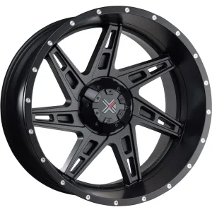 DX4 Skull 20X11.5 wheels 5x139.7 5x150 Flat Black Full Painted ET-40
