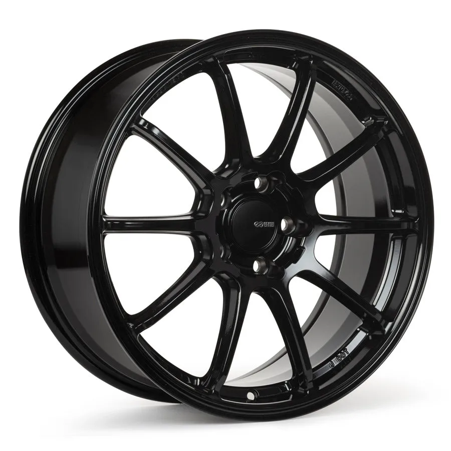 Enkei TRIUMPH 18x8 5x114.3 45mm Offset 72.6mm Bore Gloss Black Wheel - 543-880-6545BK