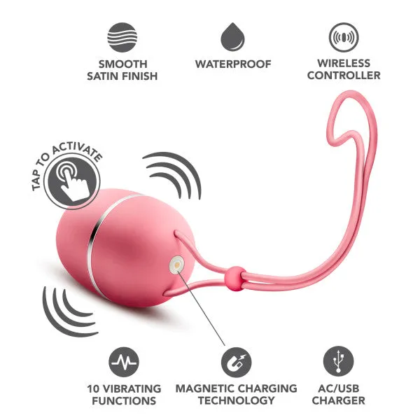 Exposed Darcy Mini Wireless Egg Vibrating Dusty Rose