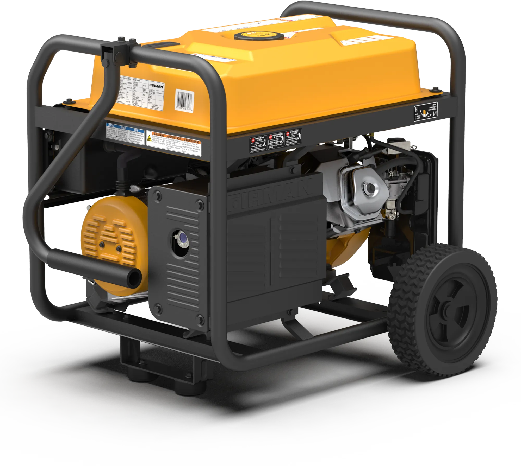 GAS PORTABLE GENERATOR 8375W REMOTE START 120/240V
