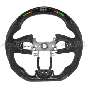 Honda Civic 2016-21 LED Carbon Fiber Steering Wheel