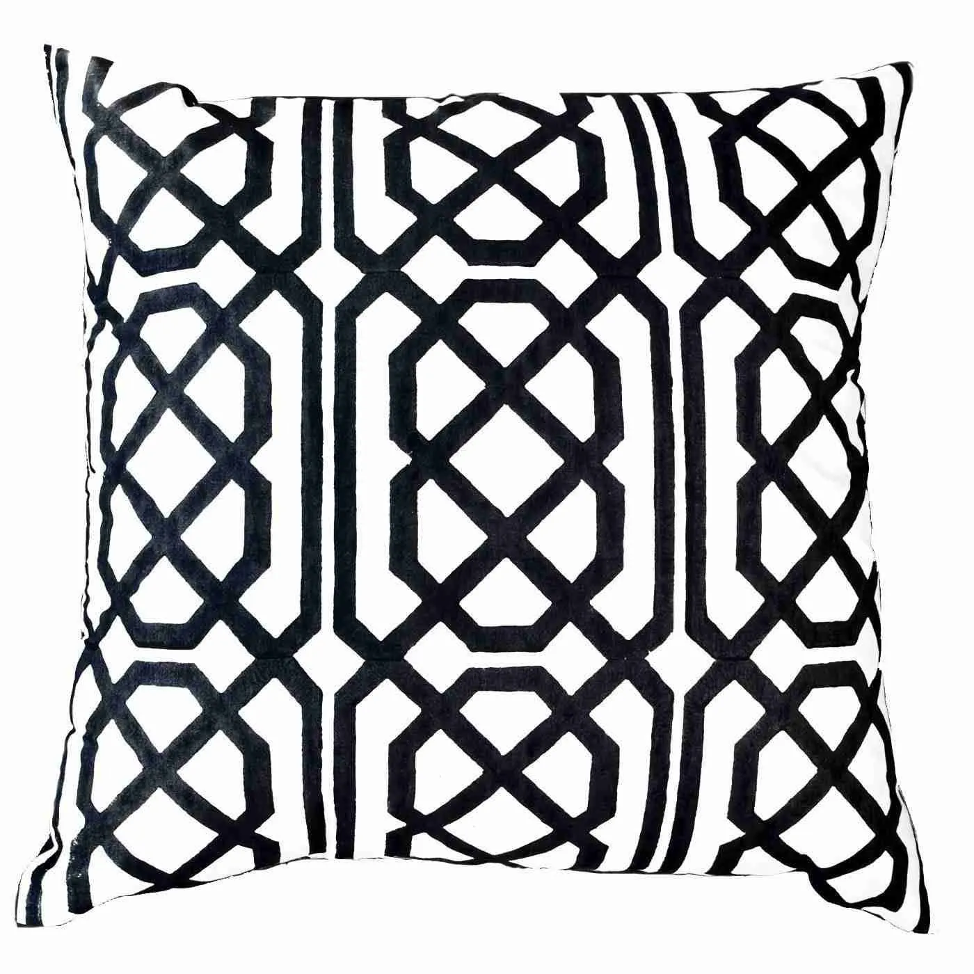 Jagger Black & White Lounge Cushion 55 x 55 cm