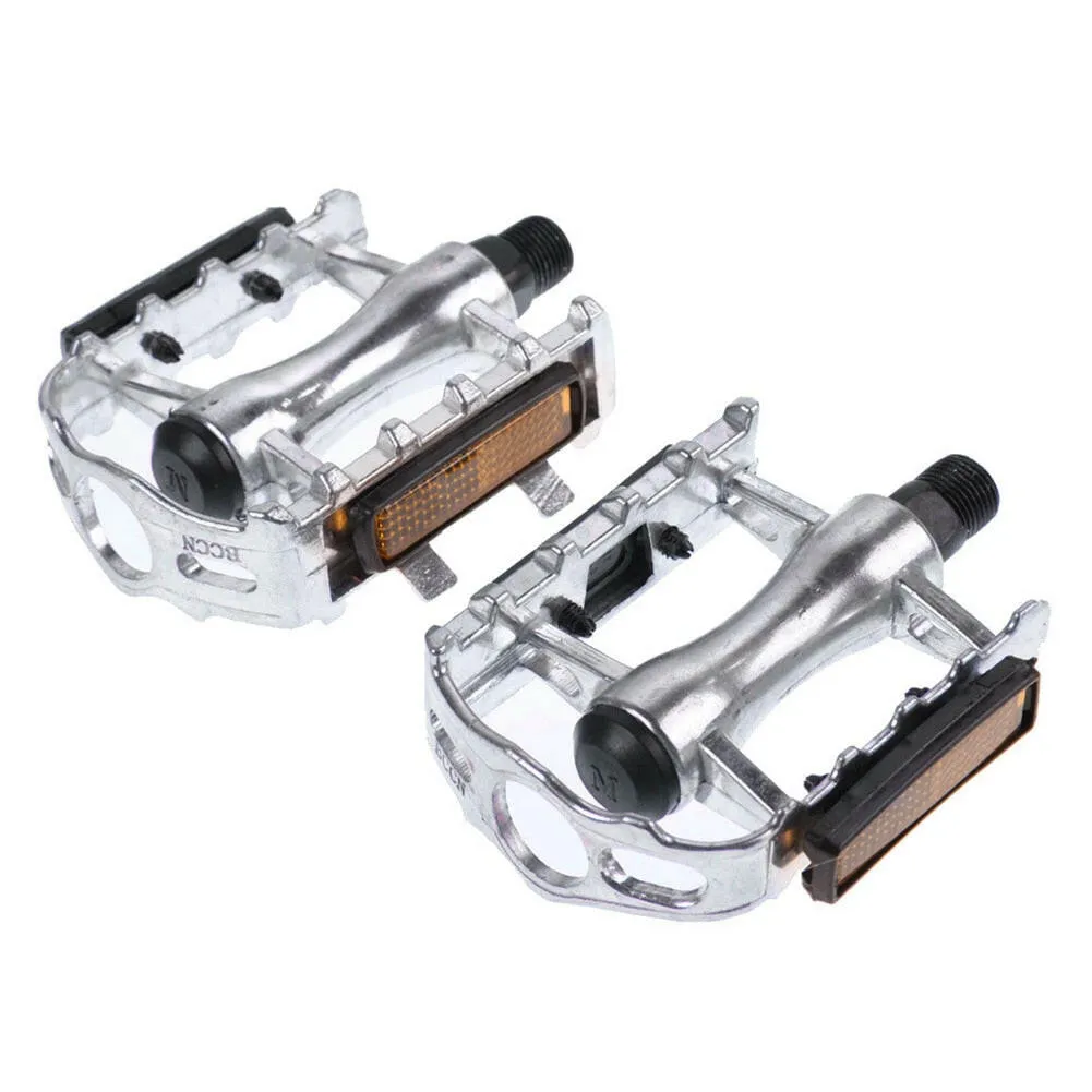KMT 1 Pair Ultralight Riding Pedals Double DU Pedals Aluminum Alloy Bicycle Pedals Left Right Accessory Bike Pedals for MTB