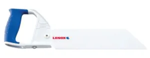 Lenox 20980HSF18 Handsaw, 18 in L Blade, Carbon Steel Blade, 10 TPI, Comfort-Grip Handle, Aluminum Handle :CD 1: QUANTITY: 1