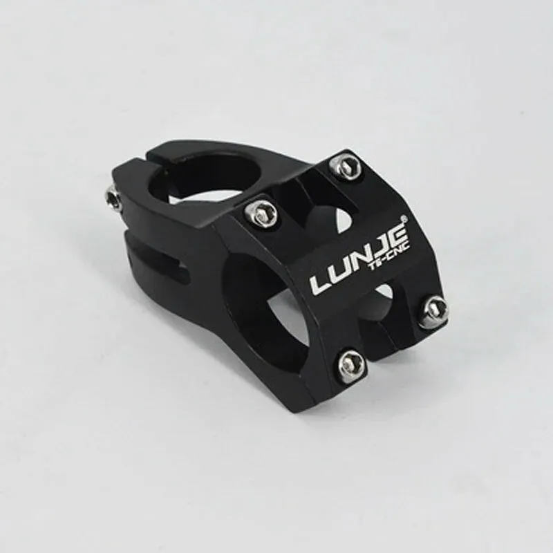 LUNJE MTB Stem 31.8x45mm High-strength Short Handlebar Stem Aluminum Alloy Bicycle Bridge Racing Downhill Bike / Road Bike Stem