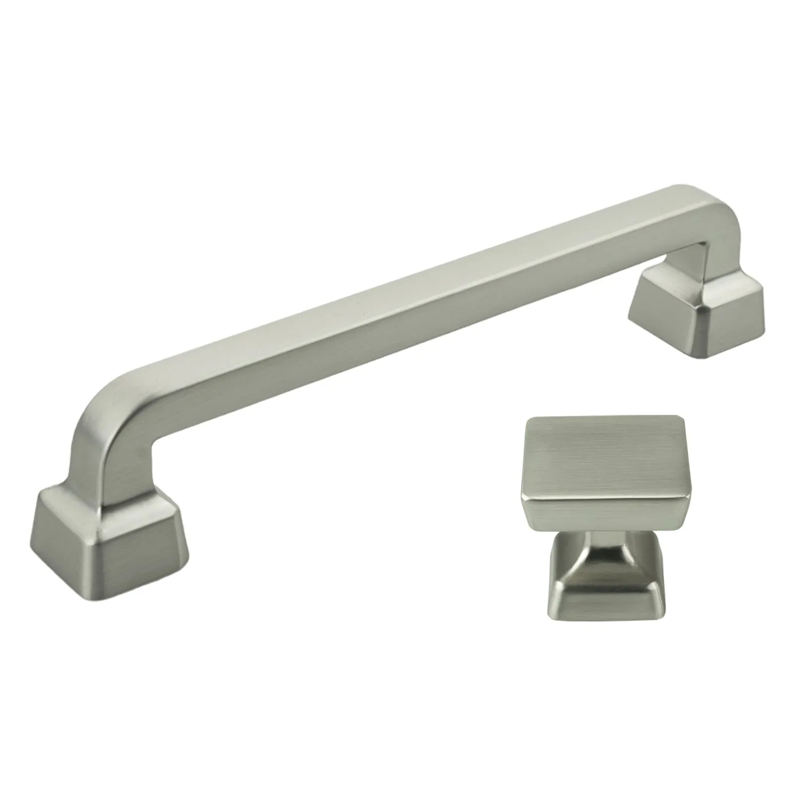 MH1650 Solid Brushed Nickel Cabinet Pulls Handles