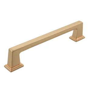 MH1654 Solid Brushed Champagne Gold Cabinet Pulls Handles