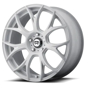 Motegi MR126 17X8 5X114.3 45mm Matte White With Milled Accents