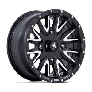 MSA Offroad M49 Creed 24X7 4X156 0mm Matte Black Machined