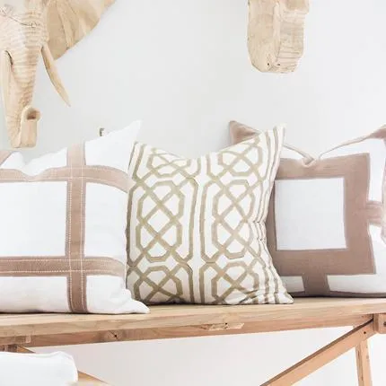 Panel Natural Lounge Cushion 55 x 55 cm