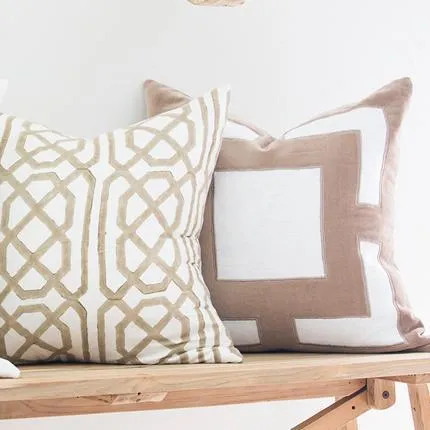 Panel Natural Lounge Cushion 55 x 55 cm