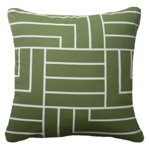 Para Blocks Screen Sage Lounge Cushion 55 x 55 cm