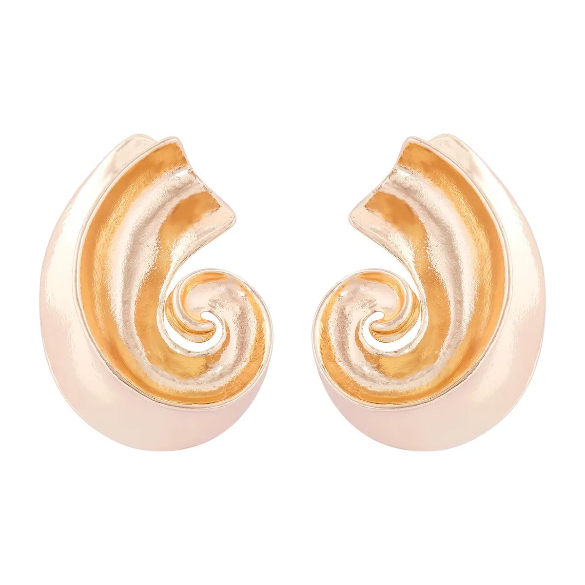 Pre Order:  Twisted Electroplated Alloy Earrings