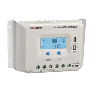 PROJECTA 45A 12/24V Solar Charge Controller 4 Stage Auto SC245