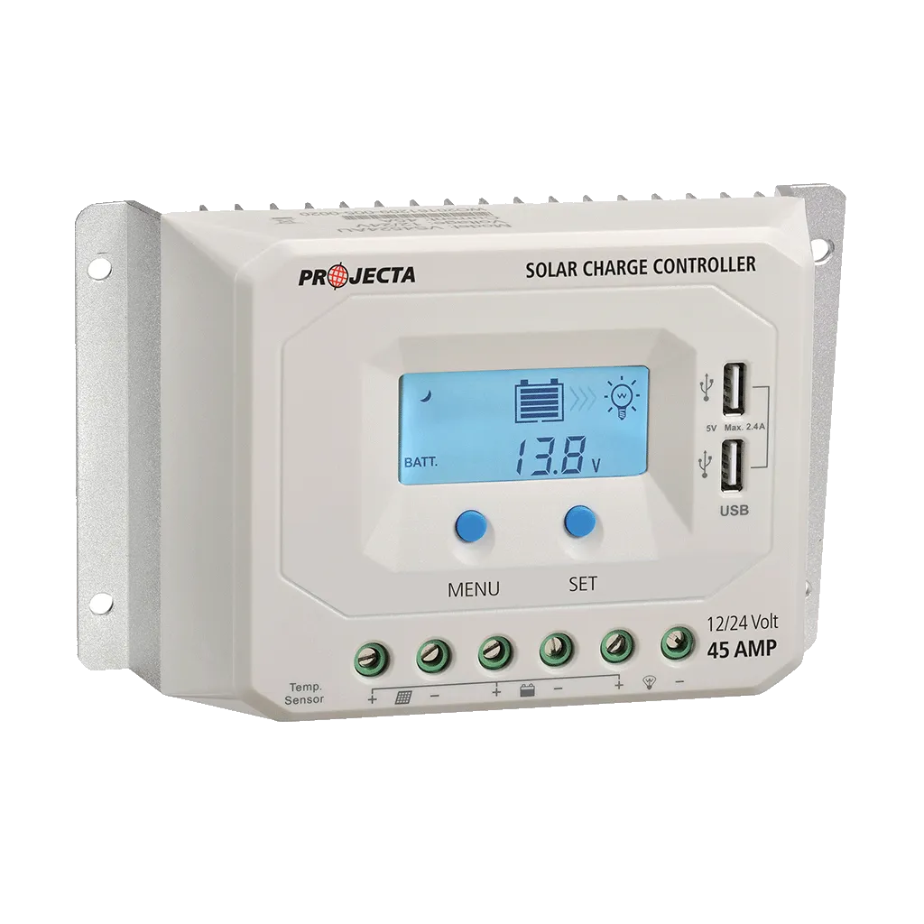 PROJECTA 45A 12/24V Solar Charge Controller 4 Stage Auto SC245