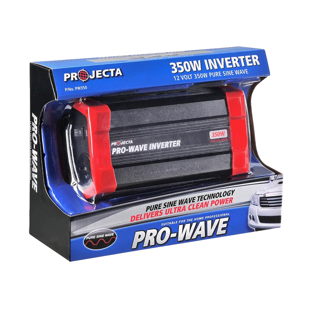 PROJECTA Pro-Wave 12V 350W Pure Sine Wave Inverter PW350