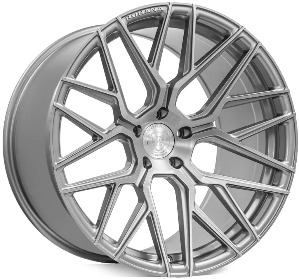 Rohana RFX10 Cross Forged Wheels (20x10 5x120 25ET CB 74.1) Brushed Titanium / Gloss Black / Brushed Bronze