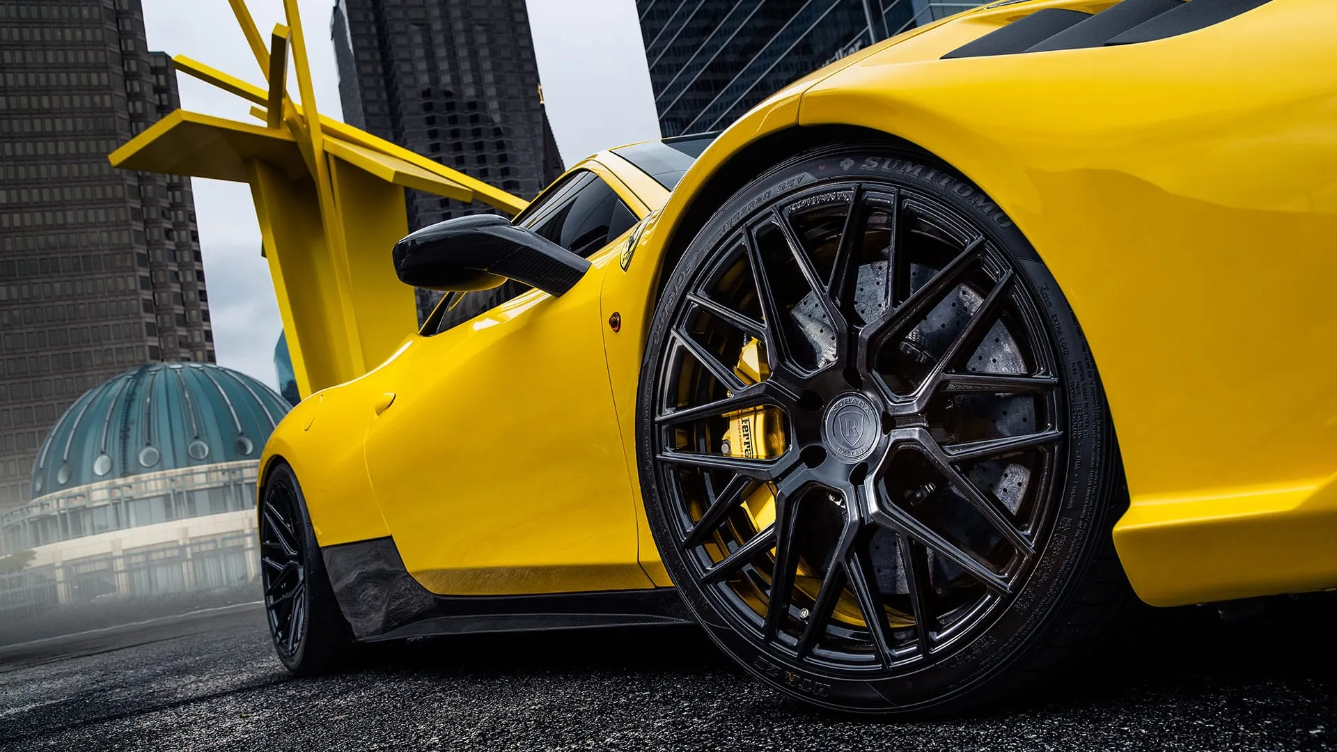 Rohana RFX10 Cross Forged Wheels (20x10 5x120 25ET CB 74.1) Brushed Titanium / Gloss Black / Brushed Bronze