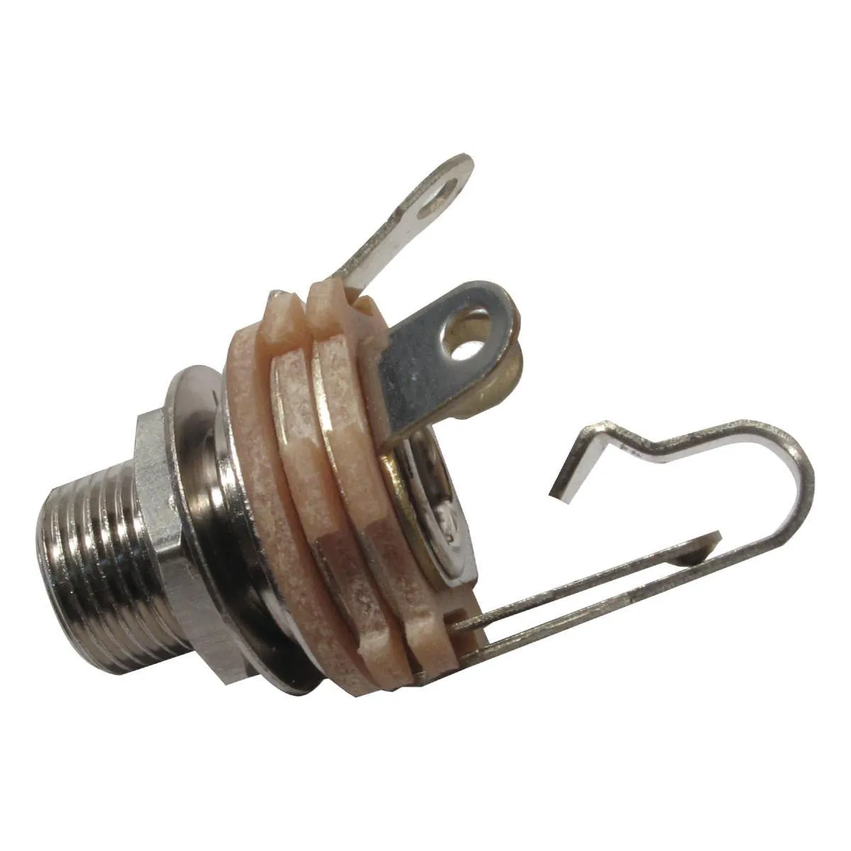 Switchcraft ¼" Mono 2-Conductor Shorting Jack | Long Bushing (.375")