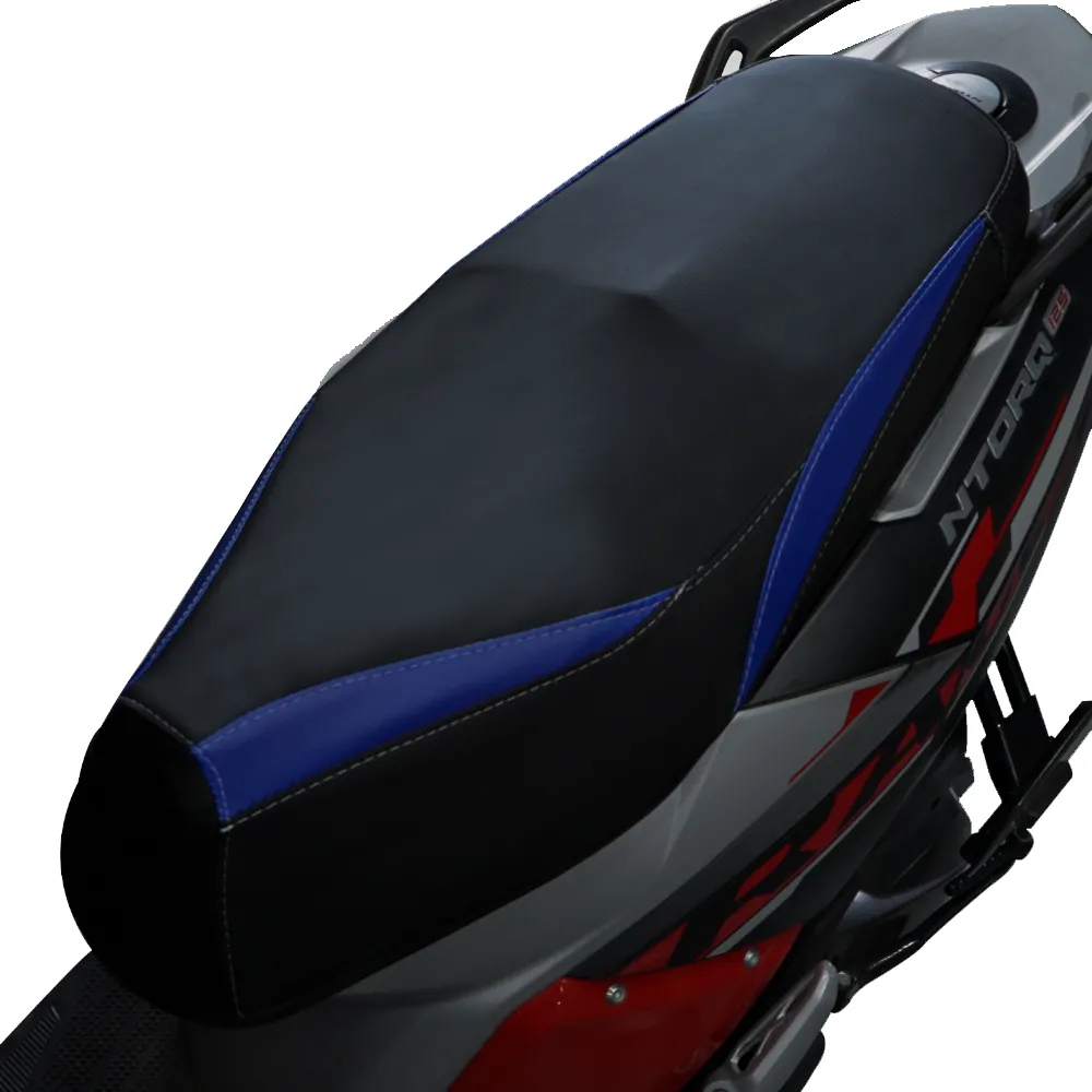 TVS Ntorq Seat Cover Black with Blue - Ultimate Protection and Comfort for Your Ride