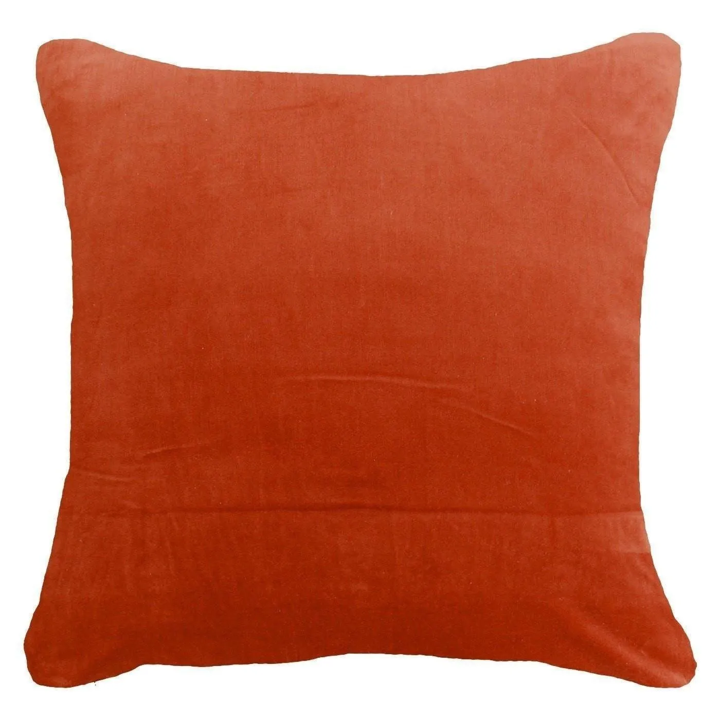 Velvet Rust Lounge Cushion 55 x 55 cm