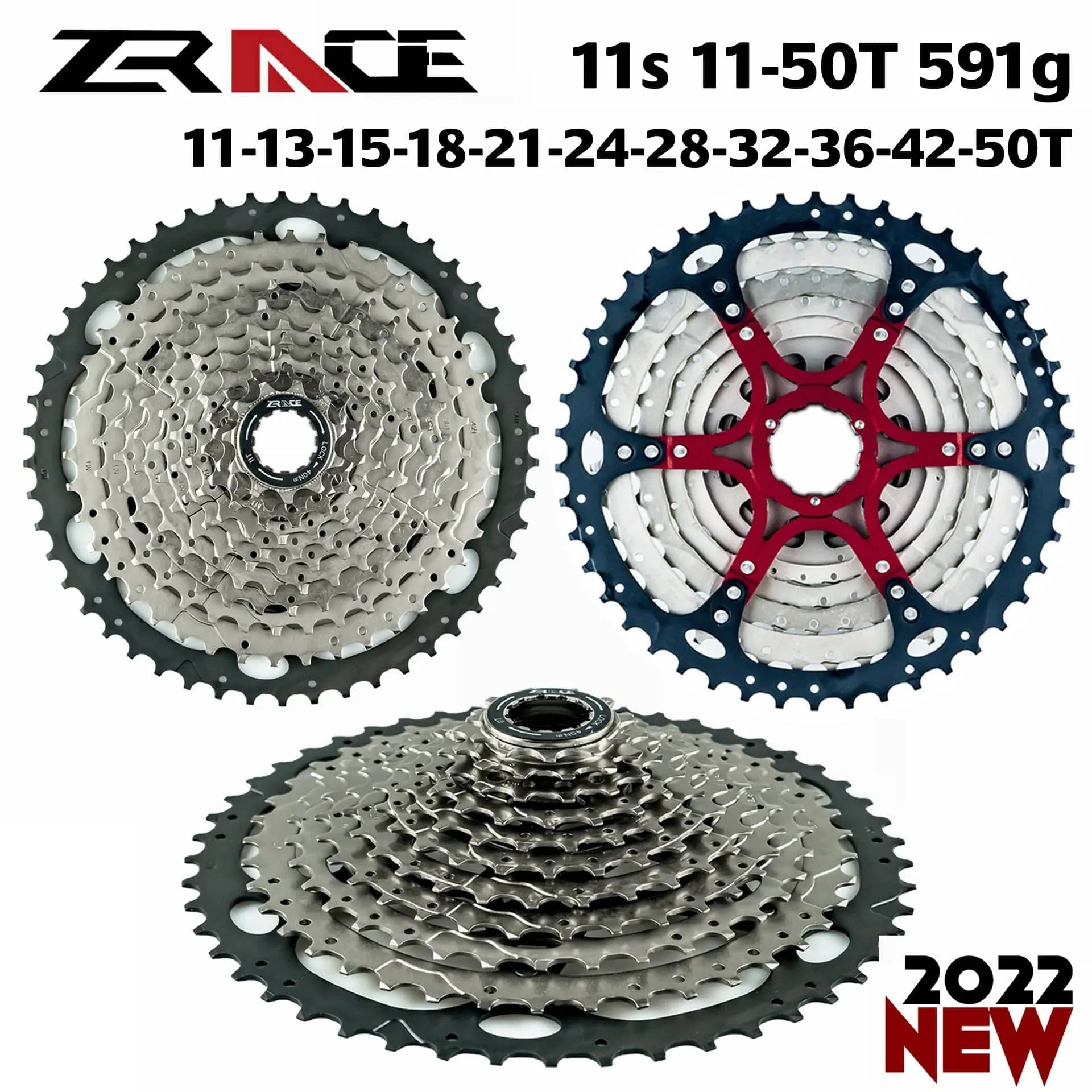 ZRACE Bicycle Cassette 8 9 10 11 12 Speed MTB bike freewheel 11-42T / 11-46T / 11-50T/11-52T for ALIVIO / DEORE / SLX / XT