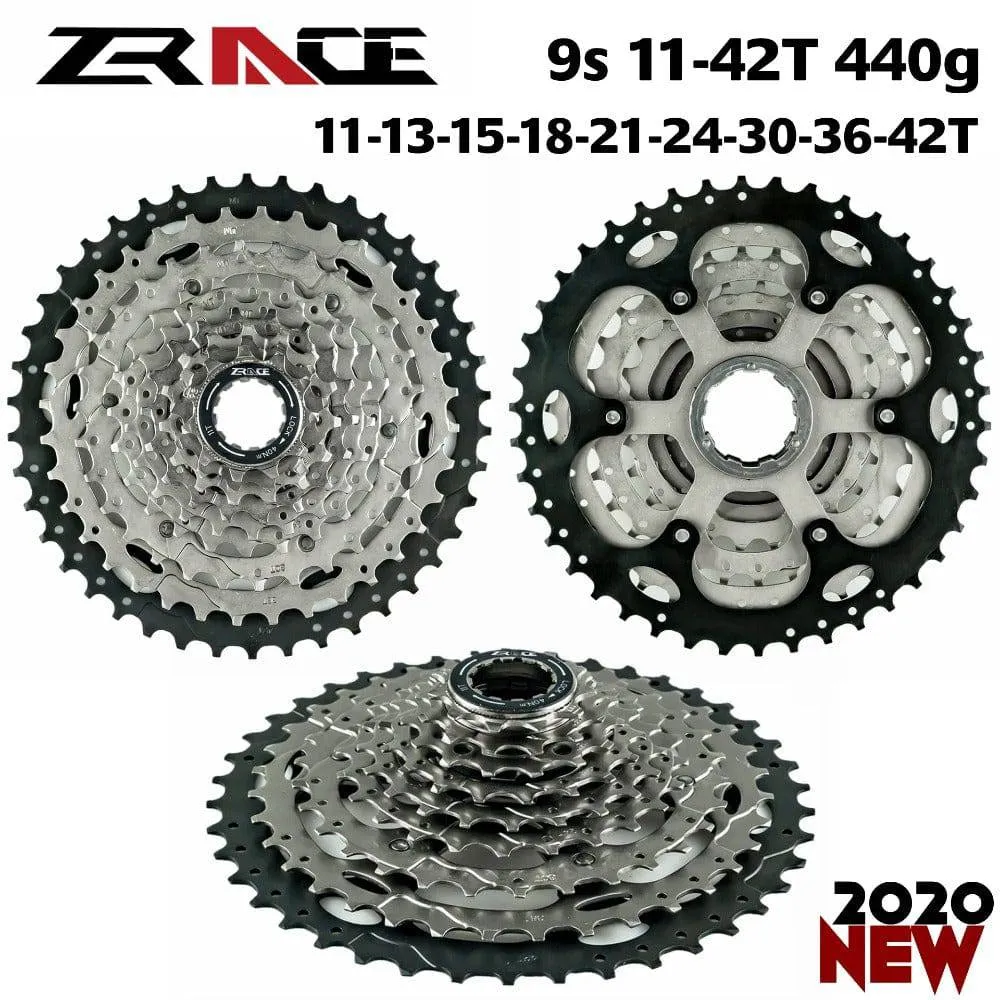 ZRACE Bicycle Cassette 8 9 10 11 12 Speed MTB bike freewheel 11-42T / 11-46T / 11-50T/11-52T for ALIVIO / DEORE / SLX / XT