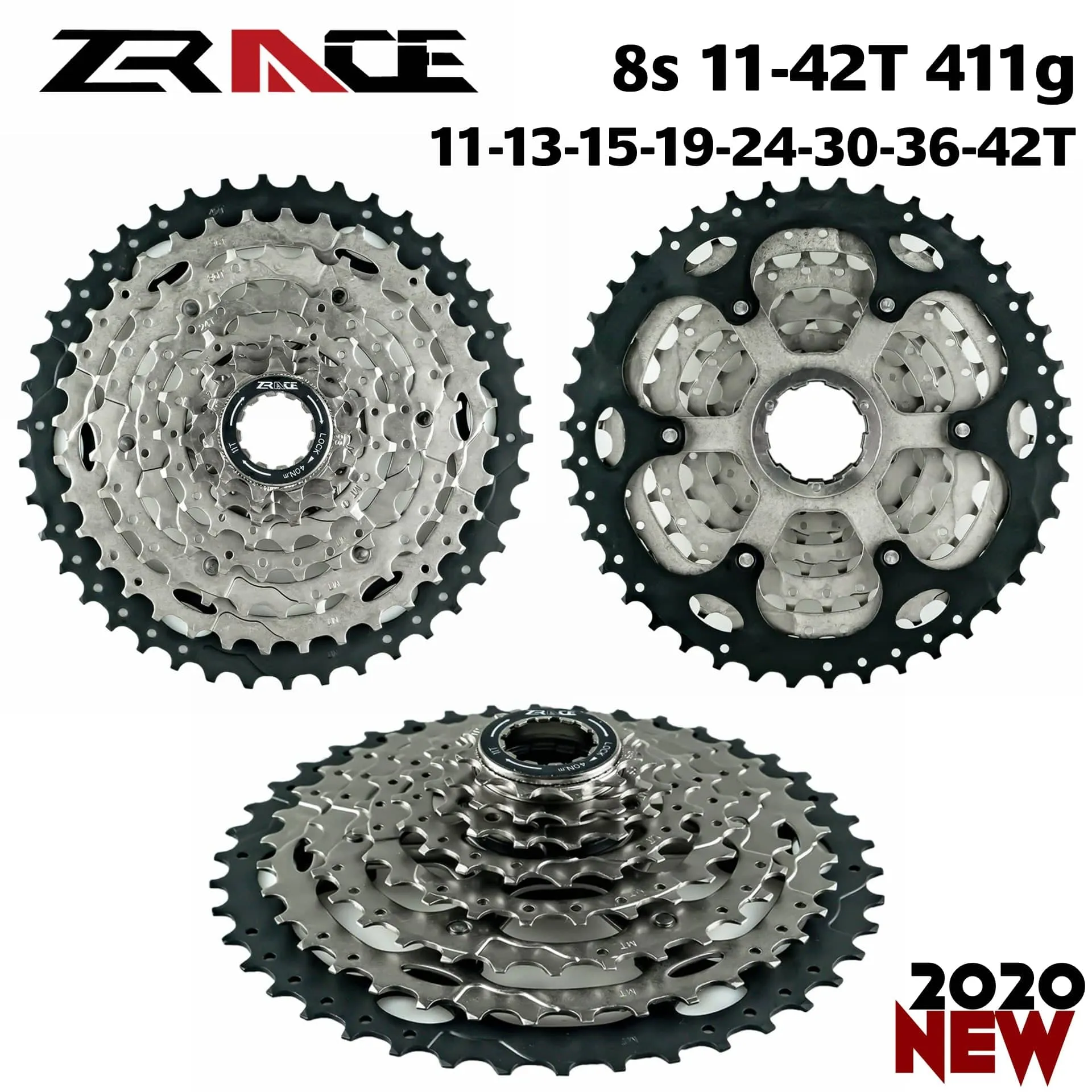ZRACE Bicycle Cassette 8 9 10 11 12 Speed MTB bike freewheel 11-42T / 11-46T / 11-50T/11-52T for ALIVIO / DEORE / SLX / XT