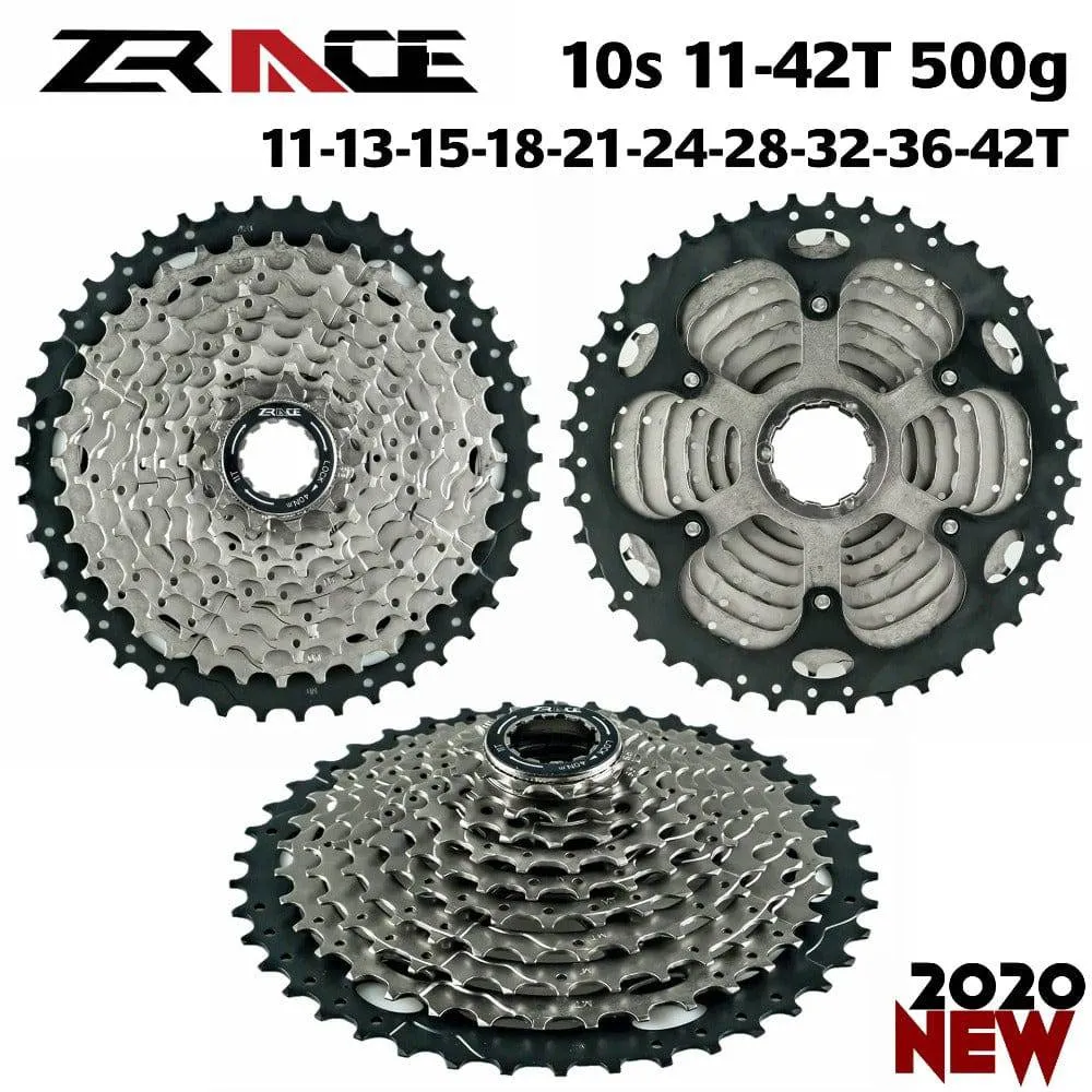 ZRACE Bicycle Cassette 8 9 10 11 12 Speed MTB bike freewheel 11-42T / 11-46T / 11-50T/11-52T for ALIVIO / DEORE / SLX / XT
