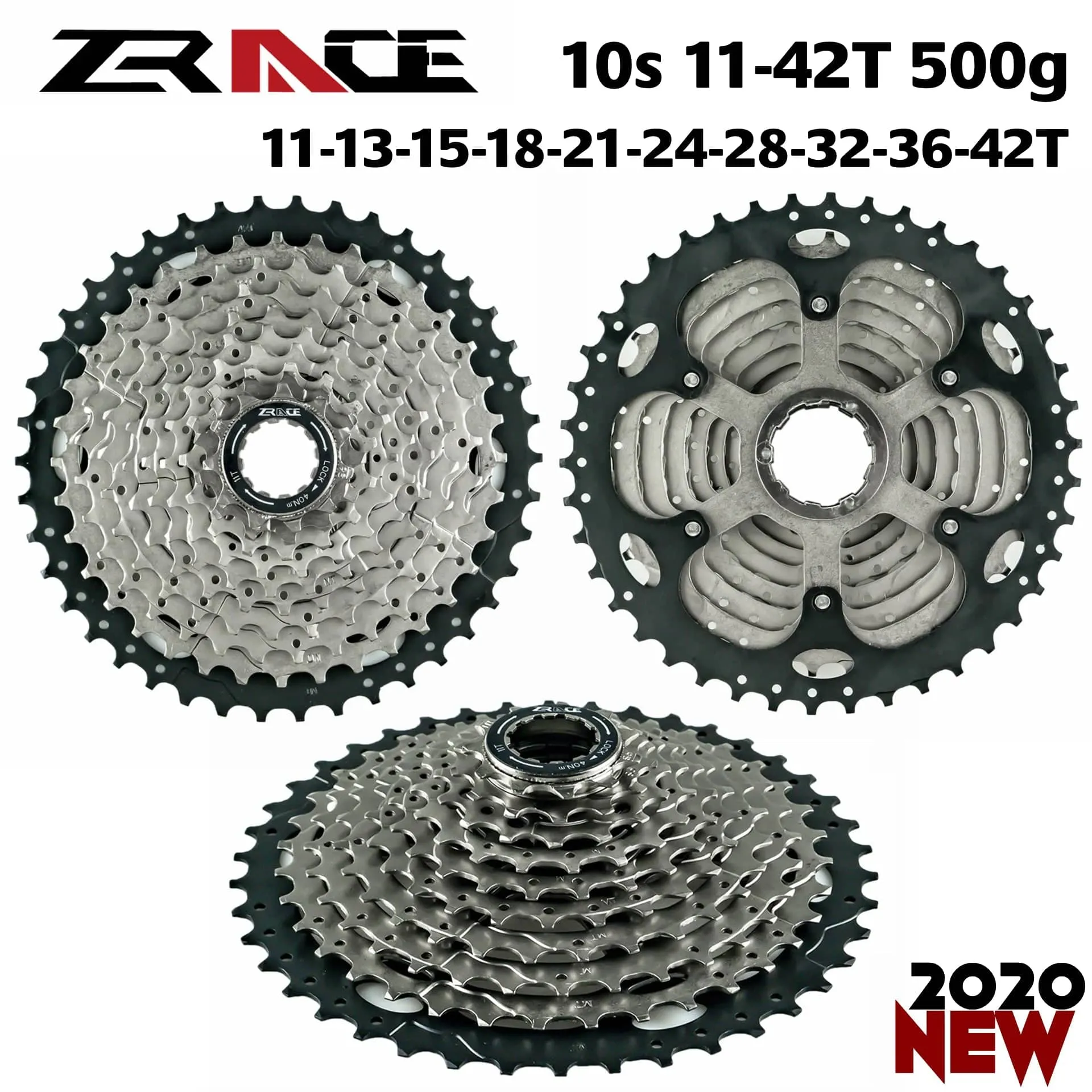 ZRACE Bicycle Cassette 8 9 10 11 12 Speed MTB bike freewheel 11-42T / 11-46T / 11-50T/11-52T for ALIVIO / DEORE / SLX / XT