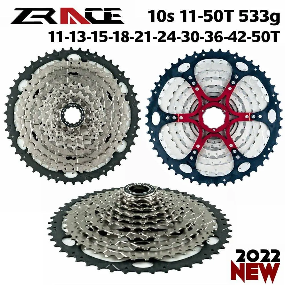 ZRACE Bicycle Cassette 8 9 10 11 12 Speed MTB bike freewheel 11-42T / 11-46T / 11-50T/11-52T for ALIVIO / DEORE / SLX / XT