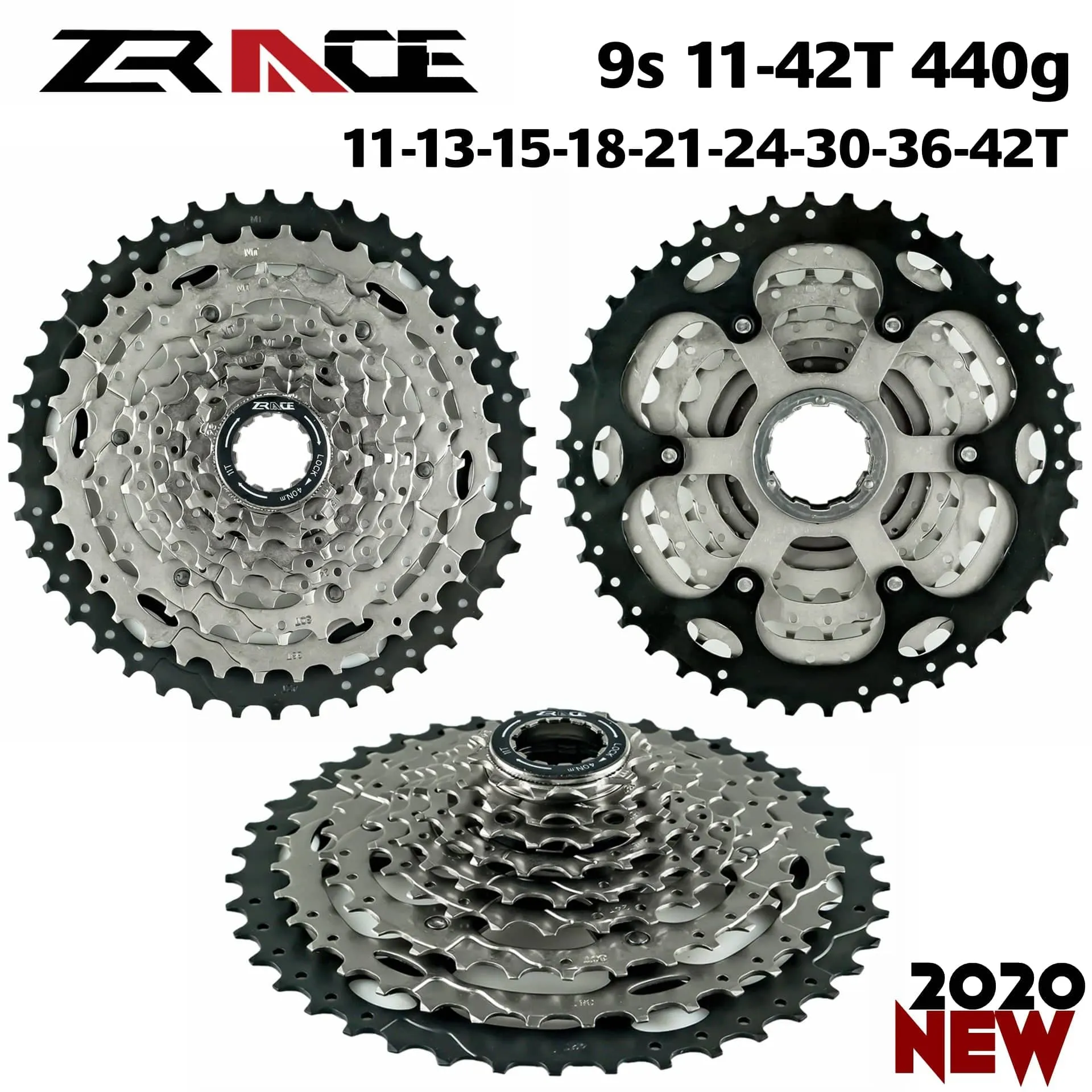 ZRACE Bicycle Cassette 8 9 10 11 12 Speed MTB bike freewheel 11-42T / 11-46T / 11-50T/11-52T for ALIVIO / DEORE / SLX / XT